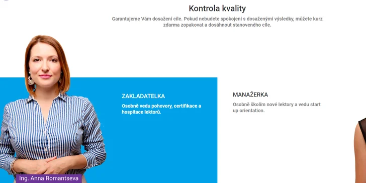 Na zlepšení angličtiny není nikdy pozdě: semestr s lektorkou se 17letou praxí