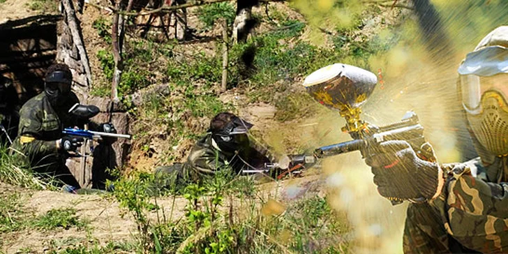 Paintball na perfektních hřištích poblíž Prahy
