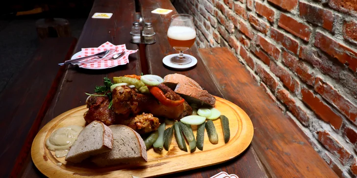 Na rozloučenou navíc dostanete pivo – světlý ležák.
