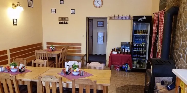 Vychutnáte si skvělou domácí polopenzi.