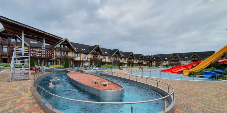 Nezapomeňte využít 20% slevu na celodenní neomezené vstupy do aquaparku. Děti do 5,9 let mají vstupy zdarma.