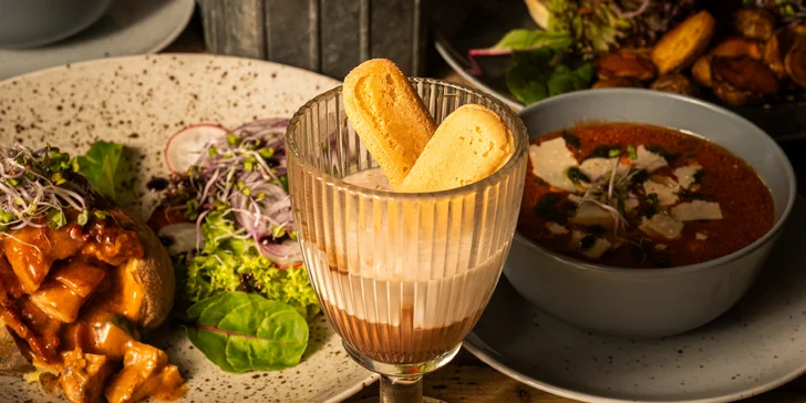  No nezní to skvěle? A to si ještě vezměte, že vás čeká i sladká tečka v podobě tiramisu! 