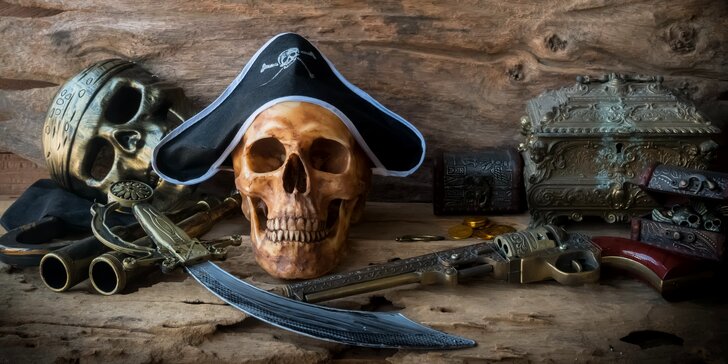 Úniková hra Piráti: hodina napětí pro 3 až 6 hráčů ve Frenštátě pod Radhoštěm