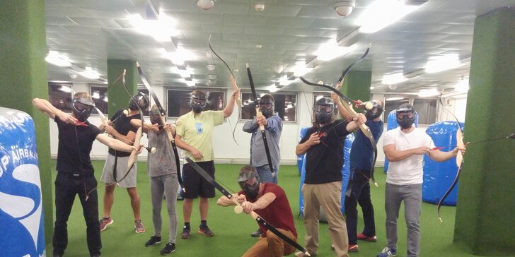Staňte se lučištníkem: hodina archery game v kryté hale pro jednoho i skupiny