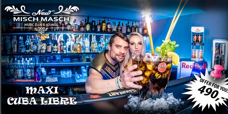 Velká porce zábavy: 2x Cuba Libre nebo XXL Cuba Libre až pro 8 lidí
