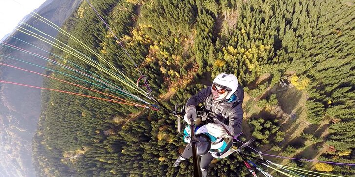 Nebeský zážitek pro každého: Tandemový paragliding a video