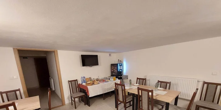 V cene pobytu máte aj bufetové raňajky.