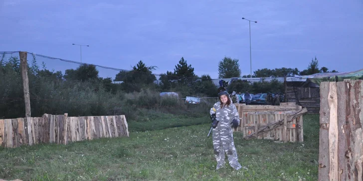 Adrenalinový zážitek: 1 či 10 denních vstupů na paintball včetně nábojů