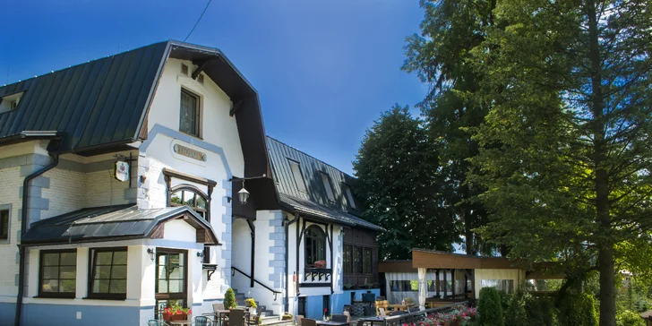 Relax v centru lázeňského města Rajecké Teplice s privátním wellness pro dva