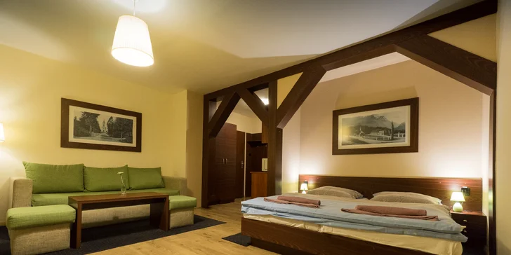 Relax v centru lázeňského města Rajecké Teplice s privátním wellness pro dva