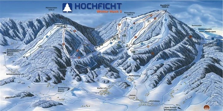 Hochficht mapa