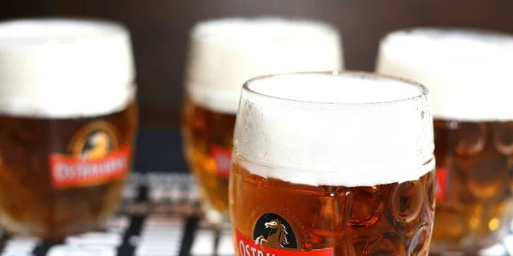 Kam v Opavě? Do Ostravarny. Nálož masa s přílohami a případně 4 velká piva