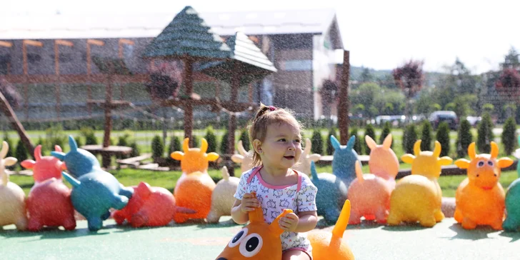 Rodinná vstupenka do Farmaparku: krmení zvířátek, hřiště a spousta prima atrakcí