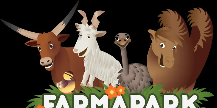 Rodinná vstupenka do Farmaparku: krmení zvířátek, hřiště a spousta prima atrakcí