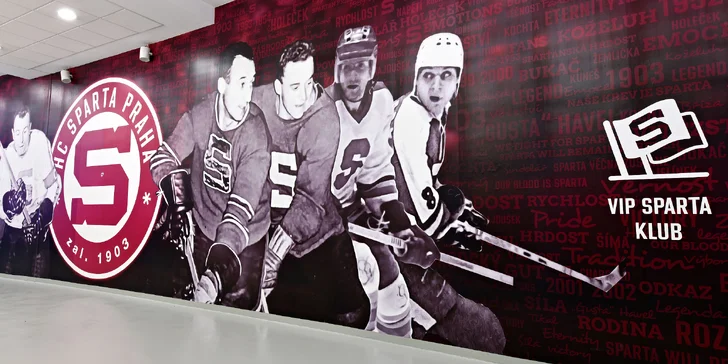 VIP lístky na domácí utkání HC Sparta Praha v O2 areně včetně rautu a dárku