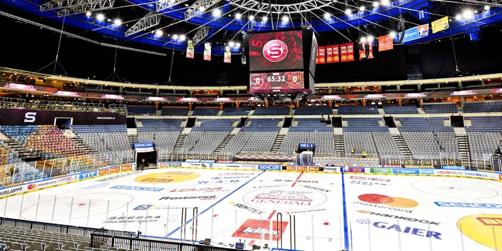 VIP lístky na domácí utkání HC Sparta Praha v O2 areně včetně rautu a dárku