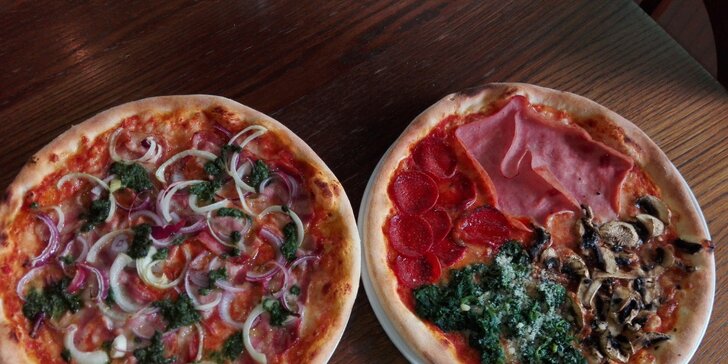 Zajděte na pizzu do La Fonduty: 2 libovolné kousky z pestré nabídky