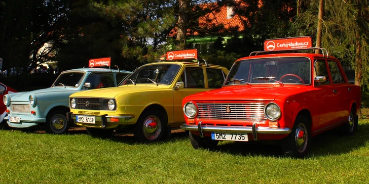 Na skok do 70. let: jízda ve 3 vozech tehdejší doby aneb co dokáže Trabant