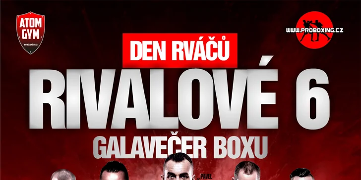 VIP sezení přímo u boxerského ringu na akci Den Rváčů Rivalové 6