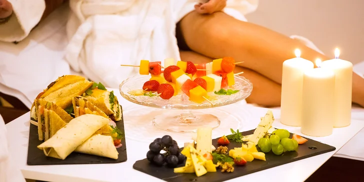 Romance v centru Prahy: 60 minut ve wellness a degustační menu