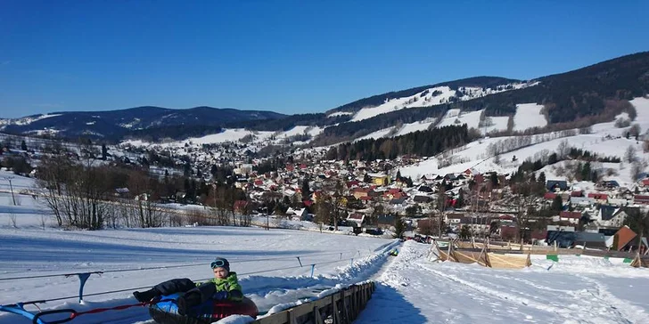 Snowtubing v Rokytnici nad Jizerou: zábava na sněhu pro děti i dospělé