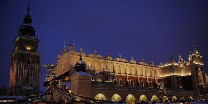 Výlet na vánoční trhy do polského Krakova, města plného památek UNESCO