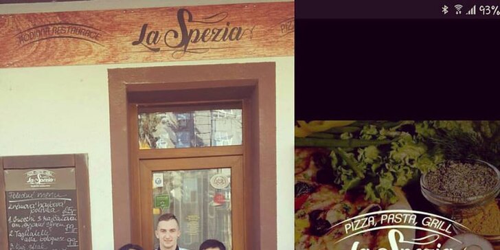 Rozkoš, co má ⌀ 32 cm: italská pizza na výběr z 10 druhů v rodinné pizzerii