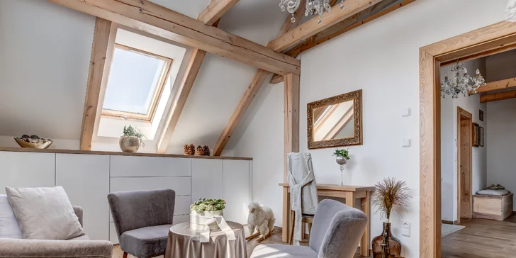 Vybrat si můžete ubytování hned ve třech různých apartmánech. 