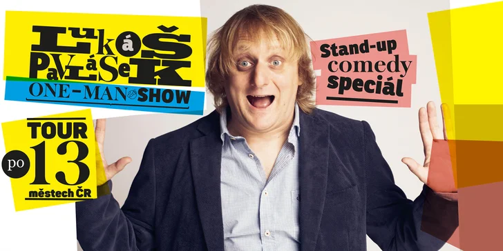 Vstupenka na stand-up comedy Lukáše Pavláska ve Zlíně