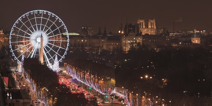 Romantický Silvestr v Paříži s jedním noclehem v hotelu a průvodcem