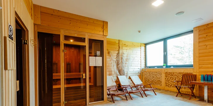 Lenošivou pohodu si užijete v hotelovém wellness, kam máte každý den vstup na 2 hod. 