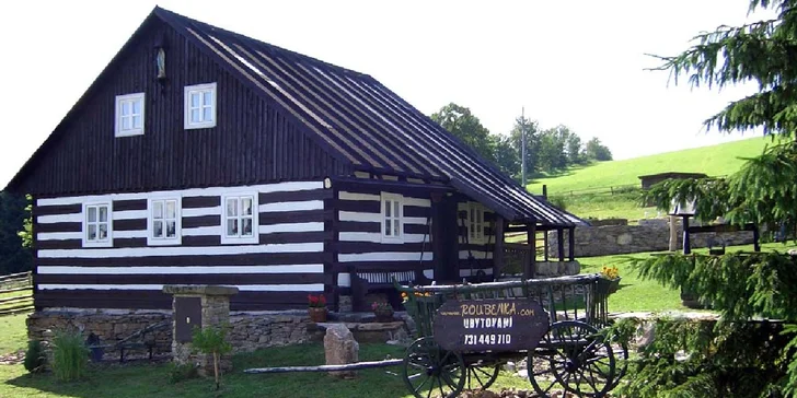 4denní dovolená ve stylové Roubence v Orlických horách až pro 8 osob