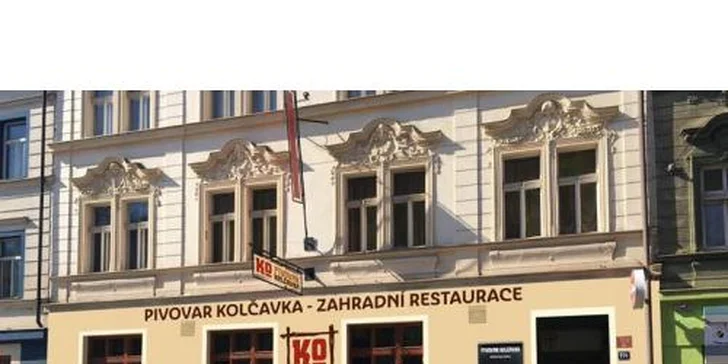 Degustace nefiltrovaných piv z pivovaru Kolčavka a dva burgery pro dva