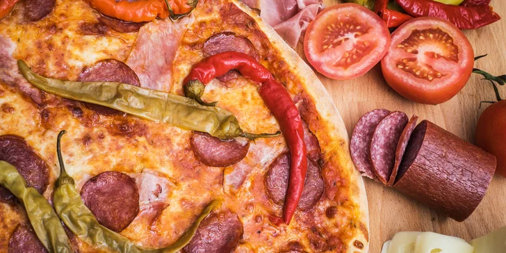 Štěstí v Líšni: pravá italská pizza dle výběru a limonáda či pivo z malého pivovaru