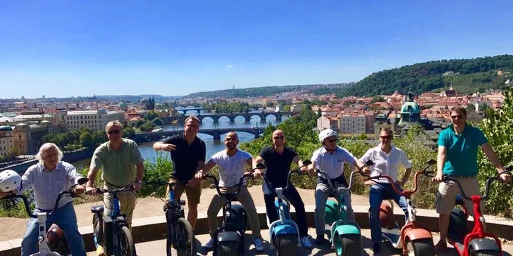 Projížďka Prahou na originální elektrické koloběžce s průvodcem