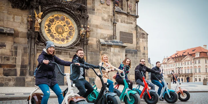 Projížďka Prahou na originální elektrické koloběžce s průvodcem