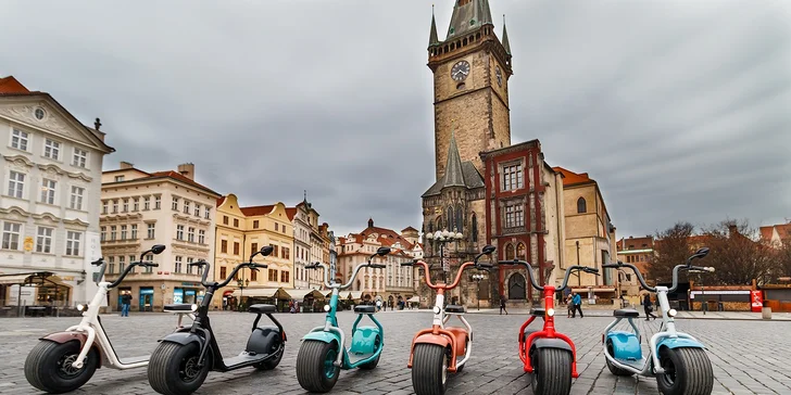 Projížďka Prahou na originální elektrické koloběžce s průvodcem
