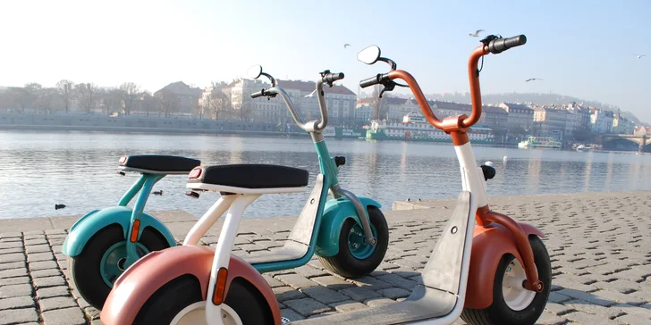 Projížďka Prahou na originální elektrické koloběžce s průvodcem