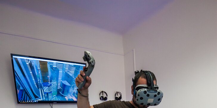Zážitek ve virtuální realitě: 60 minut hracího času + instruktáž
