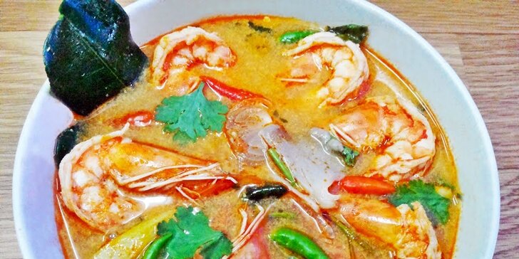 Talíř plný barev: pochutnejte si na 3chodovém thajském Curry menu pro 1 či 2