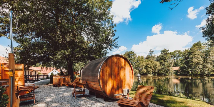 V ceně jedné varianty je vstup do wellness v hotelu Palcát v Táboře (20 km). 