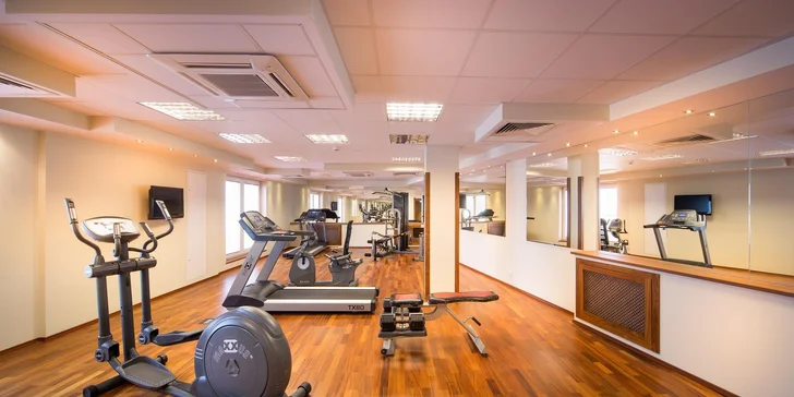Hotelové fitness můžete využívat dle libosti. 