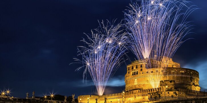 Silvestrovské oslavy v Římě s prohlídkou města a velkolepým ohňostrojem