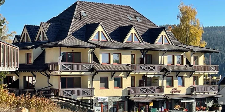 Dovolenka v centre Donovál: apartmány s kuchyňou, blízko detských atrakcií Habakuky a Donovalkova