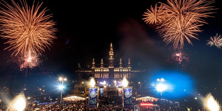 Oslavte poslední den v roce ve Vídni za doprovodu hudby a honosného ohňostroje