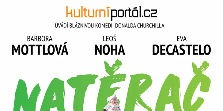 Vstupenka na představení "Natěrač" do divadla Gong