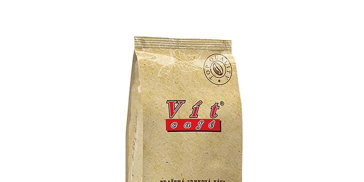 V ČR pražená káva VítCafé v limitované edici: 0,5 nebo 1 kg zrnek i s ochutnávkou