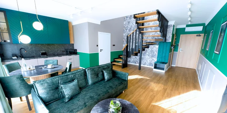 Vyberte si z různých apartmánů pro 2 nebo až 8 osob.