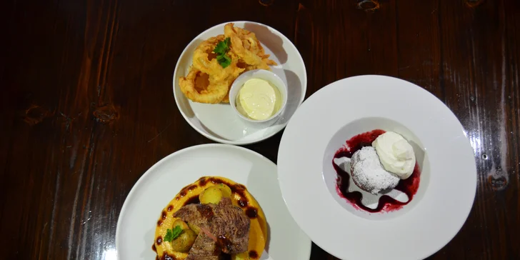 Americký sen na talíři: 3chodové degustační menu pro 2 labužníky