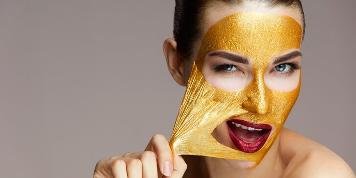 Vaše dvě hodiny pro krásu: masáž, kosmetika a zlatá maska